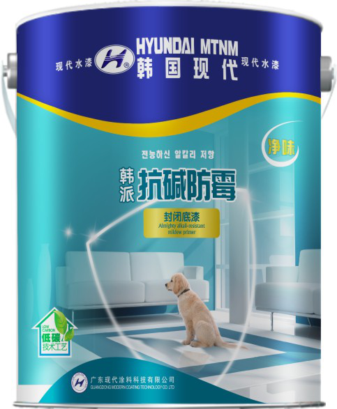 韩派 抗碱防霉透明内墙封闭底漆5L